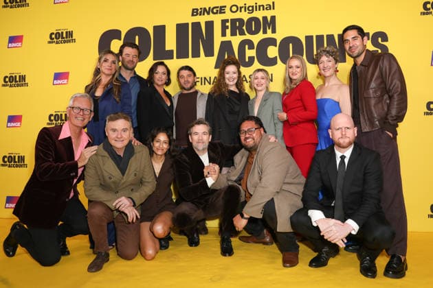 July 27, 2026: HARRIET DYER and PATRICK BRAMMALL pose with Cast and Crew at the Colin From Accounts Season 3 Premiere at the Sydney Brewery on July 27, 2026 in Sydney, Australia  - ZUMAa155 20260727_aaa_a155_088 Copyright: xChristopherxKhouryx