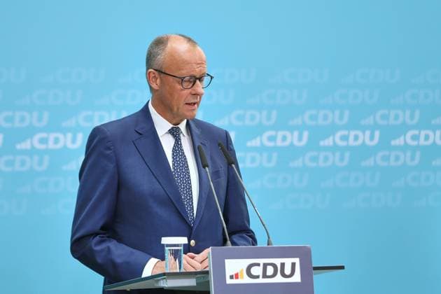 Berlin, Deutschland, 27.07.2026: Konrad-Adenauer-Haus: CDU-Bundesvorstandssitzung: CDU-Chef und Bundeskanzler Friedrich Merz *** Berlin, Germany, July 27, 2026 Konrad Adenauer House CDU Federal Executive Committee Meeting CDU Leader and Federal Chancellor Friedrich Merz Copyright: xdtsxNachrichtenagenturx dts_128708