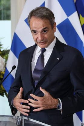 Kyriakos MITSOTAKIS trifft Christian Stocker Salzburg, Sacherm 27. 07. 2026 Kyriakos MITSOTAKIS *** Kyriakos MITSOTAKIS meets Christian Stocker in Salzburg, Sacherm, July 27, 2026 Kyriakos MITSOTAKIS 