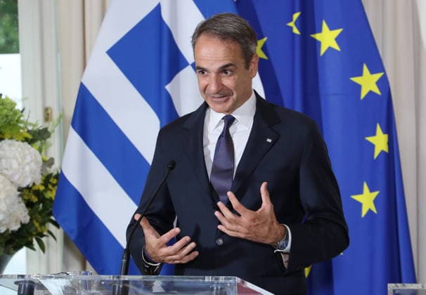 Kyriakos MITSOTAKIS trifft Christian Stocker Salzburg, Sacherm 27. 07. 2026 Kyriakos MITSOTAKIS *** Kyriakos MITSOTAKIS meets Christian Stocker in Salzburg, Sacherm, July 27, 2026 Kyriakos MITSOTAKIS 