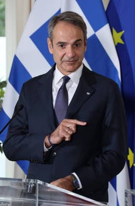 Kyriakos MITSOTAKIS trifft Christian Stocker Salzburg, Sacherm 27. 07. 2026 Kyriakos MITSOTAKIS *** Kyriakos MITSOTAKIS meets Christian Stocker in Salzburg, Sacherm, July 27, 2026 Kyriakos MITSOTAKIS 