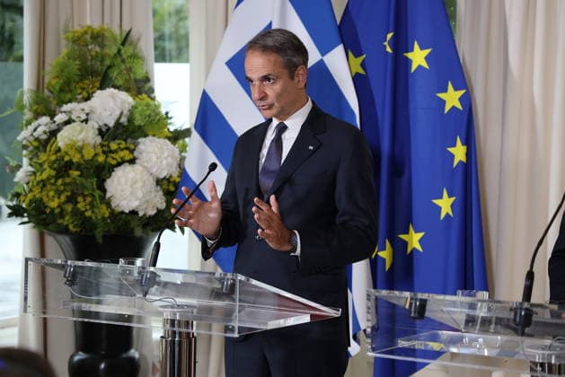 Kyriakos MITSOTAKIS trifft Christian Stocker Salzburg, Sacherm 27. 07. 2026 Kyriakos MITSOTAKIS *** Kyriakos MITSOTAKIS meets Christian Stocker in Salzburg, Sacherm, July 27, 2026 Kyriakos MITSOTAKIS 