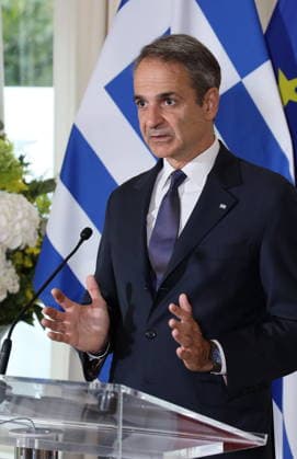Kyriakos MITSOTAKIS trifft Christian Stocker Salzburg, Sacherm 27. 07. 2026 Kyriakos MITSOTAKIS *** Kyriakos MITSOTAKIS meets Christian Stocker in Salzburg, Sacherm, July 27, 2026 Kyriakos MITSOTAKIS 