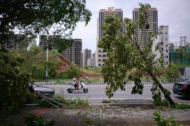 Typhoon Noul hits southern China HUIZHOU,CHINA - JULY 27: Trees collapsed in strong winds as the Typhoon Noul passes through on July 27,2026 in Huizhou, Guangdong Province of China. Typhoon Noul , the 12th typhoon of this year, brought heavy winds and torrential rains along the way, causing tree lodging, road ponding, and facilities damage. The residual circulation continued to create heavy rainfall in many inland places, and the risk of secondary disasters such as flash floods and landslides was still high. John Ricky Anadolu Guangdong China. Editorial use only. Please get in touch for any other usage.  Copyright: x2026xAnadoluxJohnxRickyx