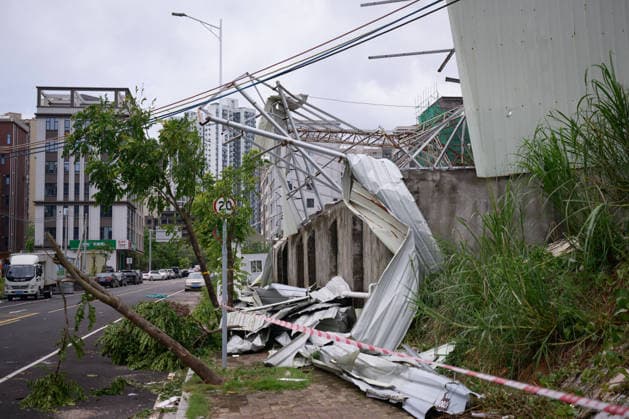 Typhoon Noul hits southern China HUIZHOU,CHINA - JULY 27: The factory was hit by strong winds as the Typhoon Noul passes through on July 27,2026 in Huizhou, Guangdong Province of China. Typhoon Noul , the 12th typhoon of this year, brought heavy winds and torrential rains along the way, causing tree lodging, road ponding, and facilities damage. The residual circulation continued to create heavy rainfall in many inland places, and the risk of secondary disasters such as flash floods and landslides was still high. John Ricky Anadolu Guangdong China. Editorial use only. Please get in touch for any other usage.  Copyright: x2026xAnadoluxJohnxRickyx