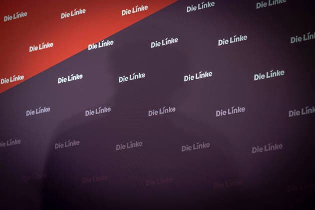 Die Linke Pressewand, aufgenommen in Berlin, 27.07.2026 Berlin Deutschland *** The Left Press Wall, photographed in Berlin, July 27, 2026, Berlin, Germany Copyright: xYonaxElsnerx