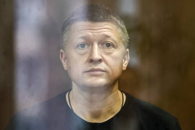 RUSSIA, MOSCOW - JULY 27, 2026: Businessman Sergei Borodin appears for a hearing at Simonovsky District Court on bribery charges. Borodin is a subject of a criminal investigation against Russia s former defence minister Timur Ivanov. The court found Borodin guilty and sentenced him to 8 years in prison. Mikhail Tereshchenko TASS  95531901