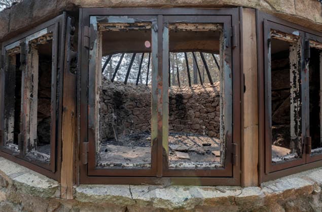 The fire in Ávila is now the largest in Spain’s history, having burned 55,000 hectares. The Casillas Ethnographic Museum after the forest fire, July 27, 2026, in Casillas, Ávila, Castile and León, Spain. The Burgohondo forest fire in Ávila has burned 55,000 hectares, making it the largest fire on record in Spain. Currently, firefighting efforts are focused on two active zones of concern to crews: the Mijares Pass and the area surrounding the municipality of Casillas. July 27, 2026 Ávila, Castile and León Ávila, Castile and León, Spain  Copyright: xAlbertoxOrtegax 7690036