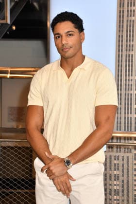NEW YORK, NY - JULY 27: Michael Evans Behling at the Empire State Building to Celebrate the Final Season of ˜All American™ on the CW on July 27, 2026 in New York City. Copyright: xmpi099 MediaPunchx