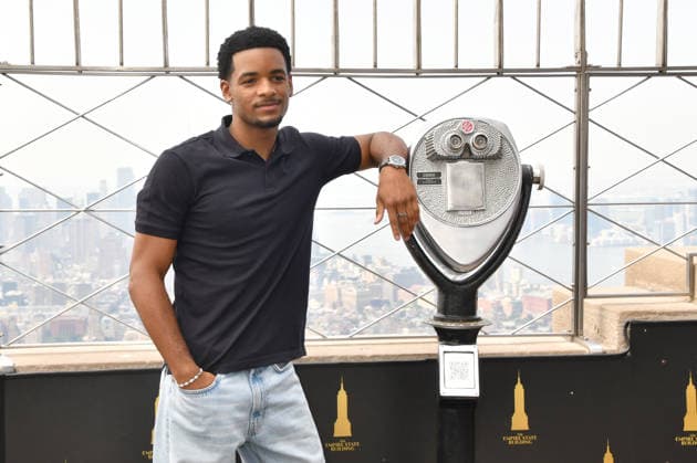 NEW YORK, NY - JULY 27: Nathaniel Logan McIntyre at the Empire State Building to Celebrate the Final Season of ˜All American™ on the CW on July 27, 2026 in New York City. Copyright: xmpi099 MediaPunchx