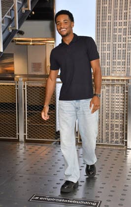NEW YORK, NY - JULY 27: Nathaniel Logan McIntyre at the Empire State Building to Celebrate the Final Season of ˜All American™ on the CW on July 27, 2026 in New York City. Copyright: xmpi099 MediaPunchx