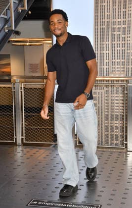 NEW YORK, NY - JULY 27: Nathaniel Logan McIntyre at the Empire State Building to Celebrate the Final Season of ˜All American™ on the CW on July 27, 2026 in New York City. Copyright: xmpi099 MediaPunchx
