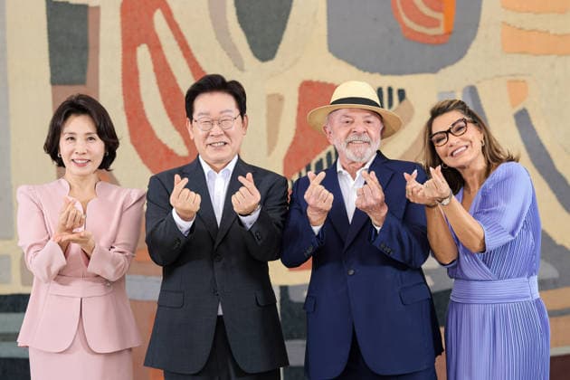 BRASiLIA, DF - 27.07.2026: LULA E LEE JAE MYUNG COREIA DO SUL - At the invitation of President Lula, the President of South Korea, Lee Jae-Myung, is participating in a reception in his honor at the Itamaraty Palace, on the occasion of his state visit to Brazil, in Brasilia, DF. x2990523x  WagnerxAraujo