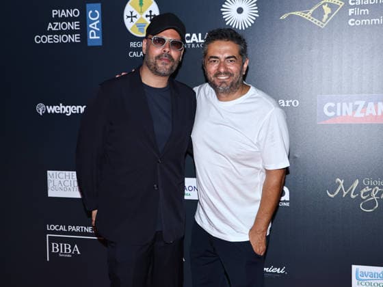 IPA87054092 - Soverato (CZ), 23rd edition of the Magna Graecia Film Festival - Third night. Pictured: Marco D Amore, Gianvito Casadonte  Copyright: xMarcoxProvvisionatox xMarcoxProvvisionatox 87054092
