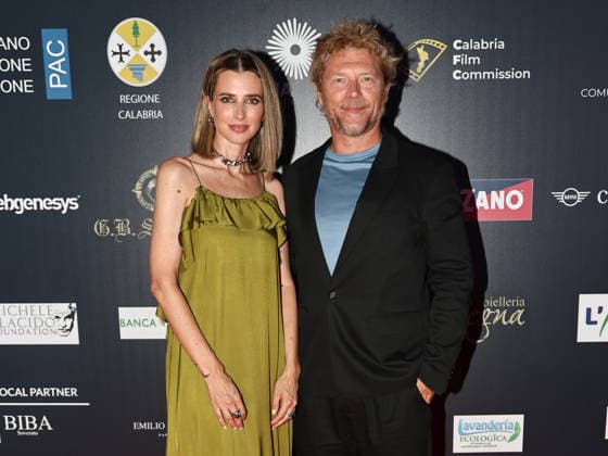 IPA87054065 - Soverato (CZ), 23rd edition of the Magna Graecia Film Festival — Third night. Pictured: Carolina Di Domenico, Marco Maccarini  Copyright: xMarcoxProvvisionatox xMarcoxProvvisionatox 87054065