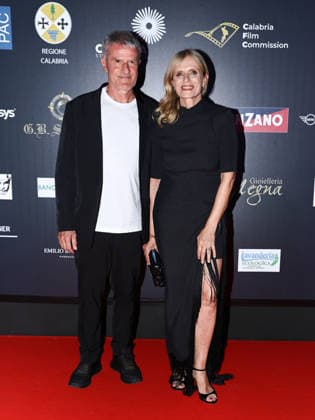 IPA87054074 - Soverato (CZ), 23rd edition of the Magna Graecia Film Festival - Third evening. Pictured: Renato De Maria, Isabella Ferrari  Copyright: xMarcoxProvvisionatox xMarcoxProvvisionatox 87054074