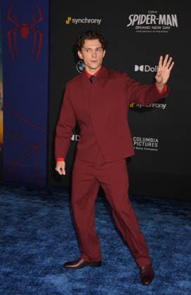 LOS ANGELES, CA - JULY 27: Tom Holland at the Los Angeles premiere of Columbia Pictures Spider-Man: Brand New Day At Dolby Theatre on July 27, 2026 in Los Angeles, California. Copyright: xJeffreyxMayerx