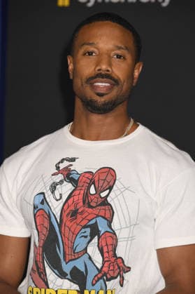 LOS ANGELES, CA - JULY 27: Michael B. Jordan at the Los Angeles premiere of Columbia Pictures Spider-Man: Brand New Day At Dolby Theatre on July 27, 2026 in Los Angeles, California. Copyright: xJeffreyxMayerx
