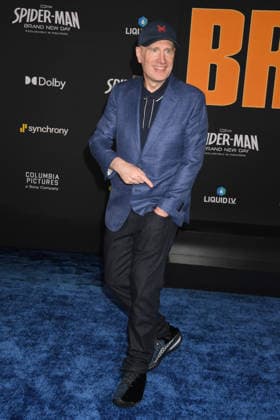 LOS ANGELES, CA - JULY 27: Kevin Feige at the Los Angeles premiere of Columbia Pictures Spider-Man: Brand New Day At Dolby Theatre on July 27, 2026 in Los Angeles, California. Copyright: xJeffreyxMayerx