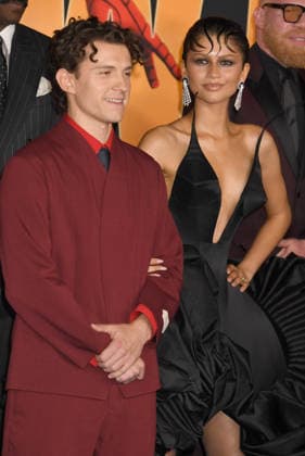 LOS ANGELES, CA - JULY 27: Tom Holland and Zendaya at the Los Angeles premiere of Columbia Pictures Spider-Man: Brand New Day At Dolby Theatre on July 27, 2026 in Los Angeles, California. Copyright: xJeffreyxMayerx