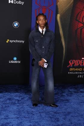 Premiere Of Spider-Man: Brand New Day HOLLYWOOD, CALIFORNIA - JULY 27: Jaden Smith at the Los Angeles Premiere Of Spider-Man: Brand New Day at Dolby Theatre on July 27, 2026 in Hollywood, California. Credit: AdMedia EDITORIAL USE ONLY  Copyright: xx AdMediax admphotosthree007801