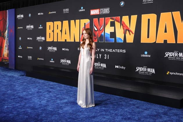 Premiere Of Spider-Man: Brand New Day HOLLYWOOD, CALIFORNIA - JULY 27: Sadie Sink at the Los Angeles Premiere Of Spider-Man: Brand New Day at Dolby Theatre on July 27, 2026 in Hollywood, California. Credit: AdMedia EDITORIAL USE ONLY  Copyright: xx AdMediax admphotosthree007767