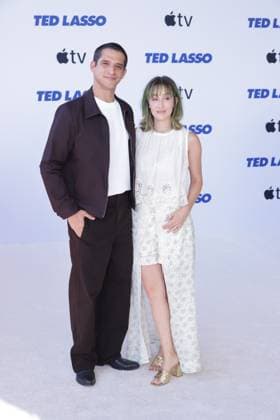 LOS ANGELES, CALIFORNIA - JULY 27: Tyler Posey and Phem at the premiere of Apple TV s Ted Lasso Season 4 at the Academy Museum of Motion Pictures on July 27, 2026 in Los Angeles California Credit: AdMedia USA  - ZUMAa123 20260728_zaa_a123_019 Copyright: xCraigxHattorix