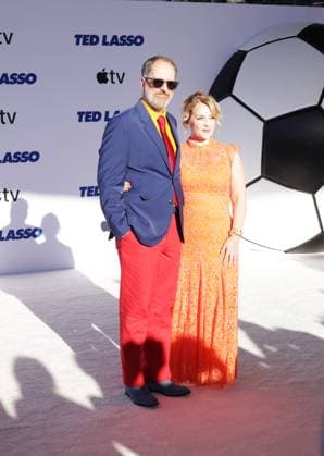 LOS ANGELES, CALIFORNIA - JULY 27: Brendan Hunt and Shannon Nelson at the premiere of Apple TV s Ted Lasso Season 4 at the Academy Museum of Motion Pictures on July 27, 2026 in Los Angeles California Credit: AdMedia USA  - ZUMAa123 20260728_zaa_a123_064 Copyright: xCraigxHattorix