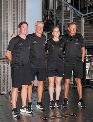 July 27, 2026, New York, New York, USA: ROBBIE FOWLER, IAN RUSH, NATASHA DOWIE and PHIL THOMPSON from Liverpool FC visit the Empire State Building while visiting New York. 28 July 2026 New York USA  - ZUMAa265 20260727_zep_a265_002 Copyright: xEricxAcquayex