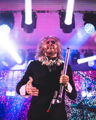 The Flaming Lips performing live at Kelvingrove Bandstand, Glasgow on Monday 27 July 2026. The Flaming Lips performing live during a headline show at Kelvingrove Bandstand, Glasgow on Monday 27 July 2026. The iconic American psychedelic rock band brought their renowned, visually spectacular live production to the historic outdoor amphitheatre in Kelvingrove Park., Credit:Adam Hampton-Matthews Avalon  Copyright: xAdamxHampton-Matthewsx xAvalonx 1119160325