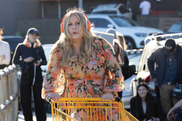 JENNIFER COOLIDGE, Jennifer Coolidge in Bondi for a stunt in Sydney, Tuesday, July 28, 2026. ( NO ARCHIVING SYDNEY NEW SOUTH WALES AUSTRALIA  Copyright: xNADIRxKINANIx 20260728115490077254