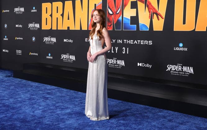 Arrivals for Spider-Man Brand New Day Los Angeles premiere at Dolby Theatre Featuring: Sadie Sink Where: Los Angeles, California, United States When: 27 Jul 2026 Credit: Faye s Vision Cover Images EDITORIAL USE ONLY. NOT FOR USE BY NEWSPAPERS BASED IN THE UK. Copyright: xx coverimg55881329