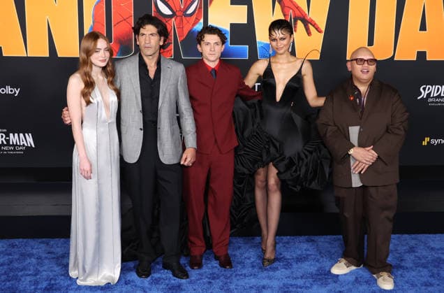 Arrivals for Spider-Man Brand New Day Los Angeles premiere at Dolby Theatre Featuring: Sadie Sink, Jon Bernthal, Tom Holland, Zendaya, Jacob Batalon Where: Los Angeles, California, United States When: 27 Jul 2026 Credit: Faye s Vision Cover Images EDITORIAL USE ONLY. NOT FOR USE BY NEWSPAPERS BASED IN THE UK. Copyright: xx coverimg55881367