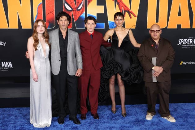Arrivals for Spider-Man Brand New Day Los Angeles premiere at Dolby Theatre Featuring: Sadie Sink, Jon Bernthal, Tom Holland, Zendaya, Jacob Batalon Where: Los Angeles, California, United States When: 27 Jul 2026 Credit: Faye s Vision Cover Images EDITORIAL USE ONLY. NOT FOR USE BY NEWSPAPERS BASED IN THE UK. Copyright: xx coverimg55881368