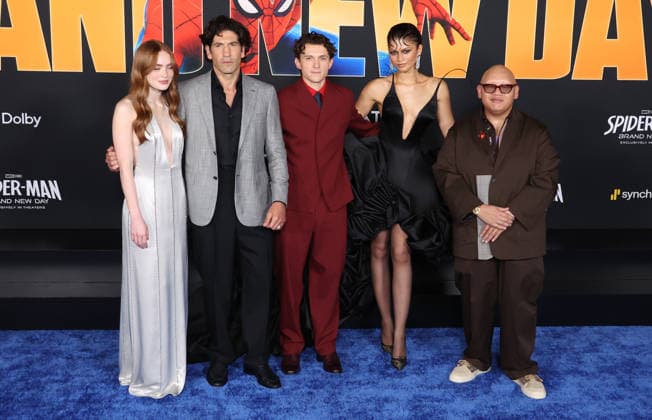Arrivals for Spider-Man Brand New Day Los Angeles premiere at Dolby Theatre Featuring: Sadie Sink, Jon Bernthal, Tom Holland, Zendaya, Jacob Batalon Where: Los Angeles, California, United States When: 27 Jul 2026 Credit: Faye s Vision Cover Images EDITORIAL USE ONLY. NOT FOR USE BY NEWSPAPERS BASED IN THE UK. Copyright: xx coverimg55881371