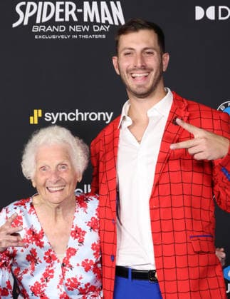 Arrivals for Spider-Man: Brand New Day Los Angeles premiere at Dolby Theatre Featuring: Ross Smith, Gangster Granny Where: Los Angeles, California, United States When: 27 Jul 2026 Credit: Faye s Vision Cover Images EDITORIAL USE ONLY. NOT FOR USE BY NEWSPAPERS BASED IN THE UK. Copyright: xx coverimg55881493