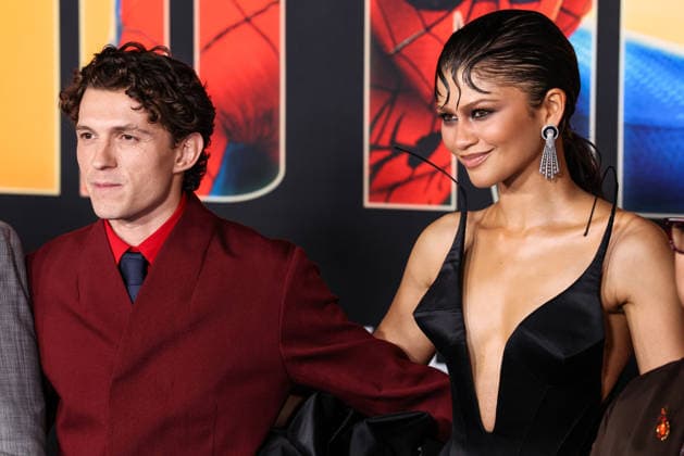 Los Angeles Premiere Of Columbia Pictures Spider-Man: Brand New Day HOLLYWOOD, LOS ANGELES, CALIFORNIA, USA - JULY 27: Tom Holland wearing custom Jacquemus, styled by Crystalle Cox and Zendaya Maree Stoermer Coleman wearing Ashi Studio Fall 2026 Couture and Boucheron jewelry, styled by Law Roach arrive at the Los Angeles Premiere Of Columbia Pictures Spider-Man: Brand New Day held at the Dolby Theatre at Ovation Hollywood on July 27, 2026 in Hollywood, Los Angeles, California, United States. Hollywood Dolby Theatre at Ovation Hollywood California United States Copyright: xXavierxCollin ImagexPressxAgencyx