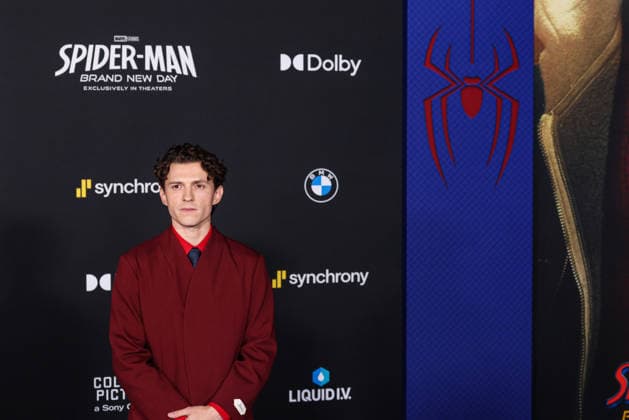 Los Angeles Premiere Of Columbia Pictures Spider-Man: Brand New Day HOLLYWOOD, LOS ANGELES, CALIFORNIA, USA - JULY 27: Tom Holland wearing custom Jacquemus, styled by Crystalle Cox arrives at the Los Angeles Premiere Of Columbia Pictures Spider-Man: Brand New Day held at the Dolby Theatre at Ovation Hollywood on July 27, 2026 in Hollywood, Los Angeles, California, United States. Hollywood Dolby Theatre at Ovation Hollywood California United States Copyright: xXavierxCollin ImagexPressxAgencyx