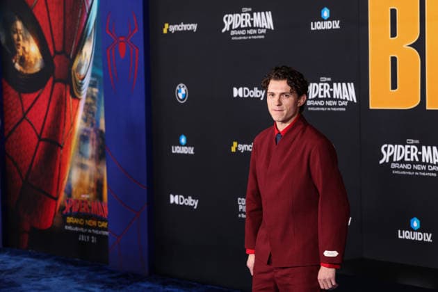 Los Angeles Premiere Of Columbia Pictures Spider-Man: Brand New Day HOLLYWOOD, LOS ANGELES, CALIFORNIA, USA - JULY 27: Tom Holland wearing custom Jacquemus, styled by Crystalle Cox arrives at the Los Angeles Premiere Of Columbia Pictures Spider-Man: Brand New Day held at the Dolby Theatre at Ovation Hollywood on July 27, 2026 in Hollywood, Los Angeles, California, United States. Hollywood Dolby Theatre at Ovation Hollywood California United States Copyright: xXavierxCollin ImagexPressxAgencyx
