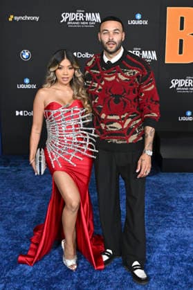 Liane V Benjamin und Don Benjamin bei der Premiere des Kinofilms Spider-Man: Brand New Day im Dolby Theatre. Los Angeles, 27.07.2026 *** Liane V Benjamin and Don Benjamin at the premiere of the movie *Spider-Man: Brand New Day* at the Dolby Theatre in Los Angeles, July 27, 2026 Foto:xD.xStarbuckx xFuturexImagex spider_man_6767