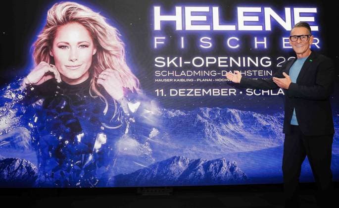 28.07.2026, Schladming, AUT, Unterwegs in Steiermark, Pressekonferenz, PK, SkiOpening 2026, Bekanntgabe LiveAct, Helene Fischer, im Bild Veranstalter, Klaus Leutgeb, Leutgebentertainment, *** July 28, 2026, Schladming, Austria, On the Road in Styria, Press Conference, SkiOpening 2026, Live Act Announcement, Helene Fischer, Pictured: Event Organizer Klaus Leutgeb, Leutgeb Entertainment,