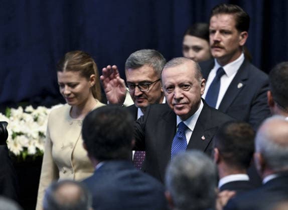 Turkish President Recep Tayyip Erdogan ANKARA, TURKIYE - JULY 28: Turkish President Recep Tayyip Erdogan attends the 2nd Communications Council at ATO Congresium in Ankara, Turkiye on July 28, 2026. Utku Ucrak Anadolu Ankara Turkey. Editorial use only. Please get in touch for any other usage.  Copyright: x2026xAnadoluxUtkuxUcrakx