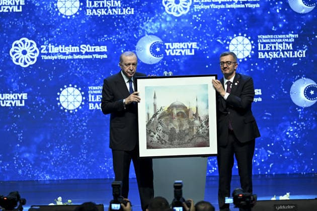 Turkish President Recep Tayyip Erdogan ANKARA, TURKIYE - JULY 28: Turkish President Recep Tayyip Erdogan attends the 2nd Communications Council at ATO Congresium in Ankara, Turkiye on July 28, 2026. Utku Ucrak Anadolu Ankara Turkey. Editorial use only. Please get in touch for any other usage.  Copyright: x2026xAnadoluxUtkuxUcrakx