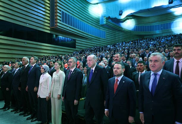 Turkish President Erdogan attends communications council meeting in Ankara Turkish President Recep Tayyip Erdogan attends the Second Communications Council meeting, organized by the Turkish Presidency s Directorate of Communications, at the Congresium Convention and Exhibition Centre in Ankara, Türkiye, on July 28, 2026. Photo by Turkish presidency apaimages Istanbul Istanbul Turkey 280726_Turkey_TPO_00(4) Copyright: xapaimagesxTurkishxpresidencyx xapaimagesx