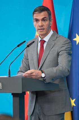 July 28, 2026, Madrid, Madrid, Spain: Prime Minister Pedro Sanchez during the press conference, reviewed the political year before the summer recess and presented the periodic accountability report Cumplindo at the Moncloa Complex, on 28 July, 2016 in Madrid, Spain Madrid Spain - ZUMAs197 20260728_aaa_s197_025 Copyright: xAtilanoxGarciax