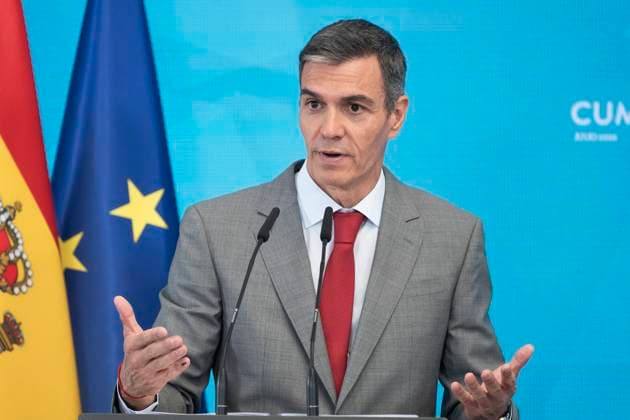 July 28, 2026, Madrid, Madrid, Spain: Prime Minister Pedro Sanchez during the press conference, reviewed the political year before the summer recess and presented the periodic accountability report Cumplindo at the Moncloa Complex, on 28 July, 2016 in Madrid, Spain Madrid Spain  - ZUMAs197 20260728_aaa_s197_040 Copyright: xAtilanoxGarciax