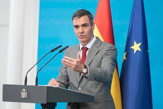 July 28, 2026, Madrid, Madrid, Spain: Prime Minister Pedro Sanchez during the press conference, reviewed the political year before the summer recess and presented the periodic accountability report Cumplindo at the Moncloa Complex, on 28 July, 2016 in Madrid, Spain Madrid Spain  - ZUMAs197 20260728_aaa_s197_042 Copyright: xAtilanoxGarciax