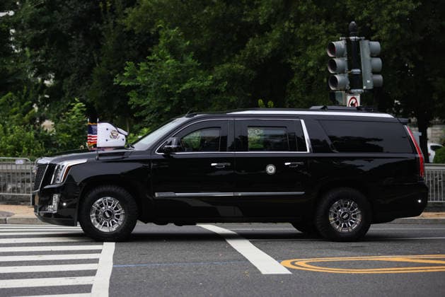 July 28, 2026, Washington, District Of Columbia, USA: Vice President JD Vance arrives in a motorcade at the U.S Capitol ahead of a memorial service for U.S. Senator Lindsey Graham (R-SC) in Washington, D.C. on July 28, 2026. Washington USA  - ZUMAd227 20260728_znp_d227_012 Copyright: xBryanxDozierx