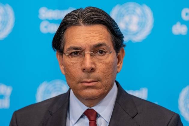 July 28, 2026, New York, New York, USA: Ambassador Danny Danon of Israel speaks to the press ahead of Security Council meeting on The situation in the Middle East, including the Palestinian question: Quarterly Open Debate at UN Headquarters in New York, NY on July 28, 2026. New York USA  - ZUMAr339 20260728_znp_r339_005 Copyright: xLevxRadinx