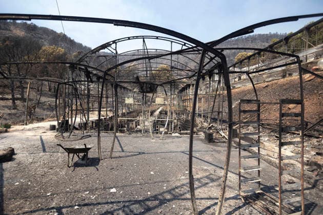 The Vall d’Uixó fire is contained, but smoke remains a concern. Areas scorched by the Vall d’Uixó fire, as of July 28, 2026, in Castellón, Valencian Community, Spain. The fire that broke out in Vall d’Uixó, Castellón, is not spreading significantly in terms of the number of hectares burned or its perimeter, but the smoke and the possibility that a temperature inversion could cause the fire to reignite are causing concern. Therefore, the absence of flames gives a false sense of security, and we must not let our guard down. JULY 28, 2026 Ángel Sá Castellón, Valencian Community, Castellón, Valencian Community, Spain  Copyright: xÃngelxSanchezx 7691346